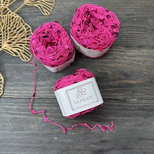 Пайетки на хлопке 50 гр/120 м  La Filati