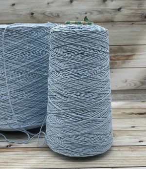 Пряжа для вязания 100 гр,Cotton Supersoft 100%  хлопок Pettinato (чесанный) 325м/100г  Голубой