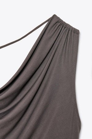 топ ЦВЕТ как на первом фото ТОП НА ОДНО ПЛЕЧО С ОБОРКОЙ (GERAFFTES ONE-SHOULDER-TOP) Топ с асимметричным вырезом и бретелями. Собирается. СОСТАВ МАТЕРИАЛА, ИНСТРУКЦИИ ПО УХОДУ И ПРОИСХОЖДЕНИЕ СОСТАВ М