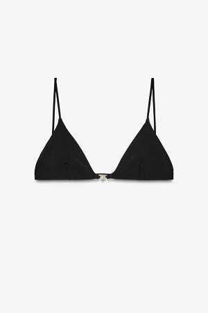 купальник ЦВЕТ как на первом фото ТРЕУГОЛЬНЫЙ БИКИНИ-ТОП (TRIANGEL-BIKINITOP) Треугольный верх бикини с узкими регулируемыми бретелями. внутренняя подкладка. Застежка спереди на металлический крючок. 