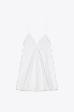 платье ЦВЕТ как на первом фото КОРОТКОЕ ПЛАТЬЕ С ФОРМИРУЕМЫМ ПОДОЛОМ (KURZES KLEID MIT FORMBAREN SAUM) Короткое платье из габардиновой ткани. V-образный вырез и узкие регулируемые бретели. Формируемый