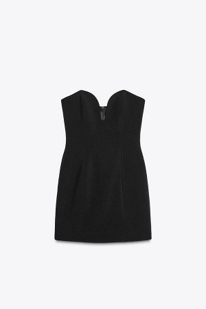платье ЦВЕТ как на первом фото ПЛАТЬЕ С ВЫРЕЗОМ СЕРДЦЕ (KLEID MIT HERZAUSSCHNITT) Короткое платье с глубоким вырезом в форме сердечка и открытыми плечами. Внутренняя подкладка из комбинированного мате