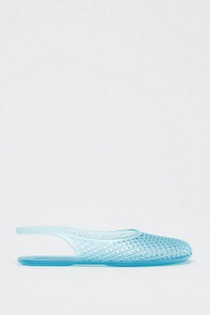 купальник ЦВЕТ как на первом фото Туфли с открытой пяткой, под резину (SLINGBACK IN GUMMI-OPTIK) Плоские туфли с открытой пяткой и прорезиненным верхом. ремешок на пятке. Круглый носок. Высота подошвы