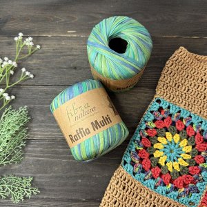 Рафия Multi 35 гр/80 м Fibra Natura