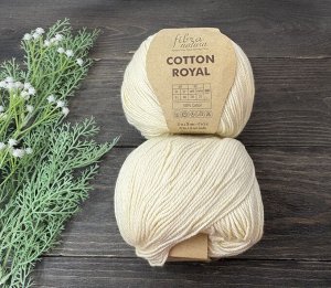 Пряжа Хлопок 100 гр/210 м Cotton Royal Fibra Natura