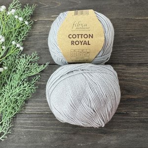 Пряжа Хлопок 100 гр/210 м Cotton Royal Fibra Natura