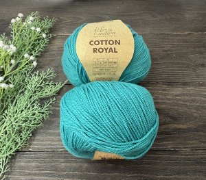 Пряжа Хлопок 100 гр/210 м Cotton Royal Fibra Natura
