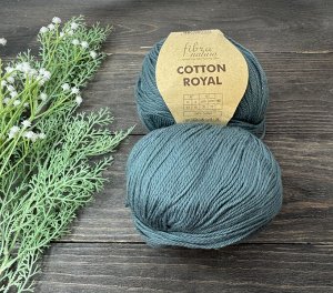Пряжа Хлопок 100 гр/210 м Cotton Royal Fibra Natura