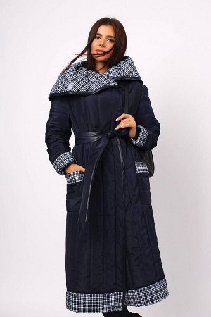 Пальто Пальто МиА-Мода 1068 
Состав ткани: ПЭ-100%; 
Рост: 164 см.

Молодежное женское демисезонное пальто прямого силуэта с поясом.На полочке функциональные накладные карманы.Двубортная застежка на 