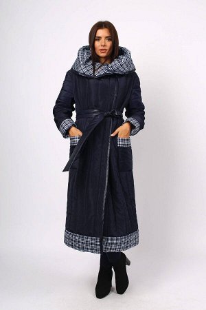 Пальто Пальто МиА-Мода 1068 
Состав ткани: ПЭ-100%; 
Рост: 164 см.

Молодежное женское демисезонное пальто прямого силуэта с поясом.На полочке функциональные накладные карманы.Двубортная застежка на 