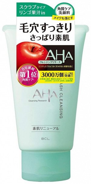 Очищающий скраб-пенка для лица BCL AHA WASH CLEANSING