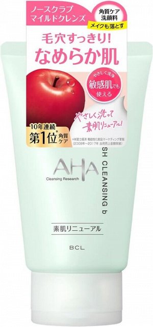 Очищающая пенка для сухой и чувствительной кожи лица BCL AHA Cleansing Research Wash b