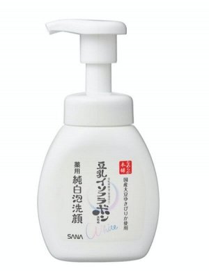 Противовоспалительная пенка Осветление и Смягчение Sana Nameraka Honpo Medicated Foam Face Wash