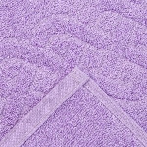Полотенце махровое Plait 70х130 см, цвет фиолетовый