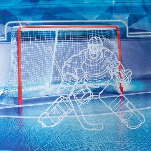 Постельное белье "Этель" 2 сп Hockey 175*215 см, 200*220 см, 70х70 см - 2 шт, 100% хл, поплин