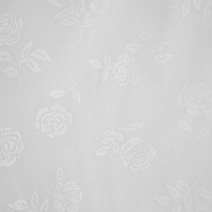 Witerra Тюль вуаль с тиснением «Роза» 200х260 см, белый, пэ 100%