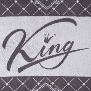 Полотенце махровое "King" 70х130 см, 100% хлопок, 420гр/м2