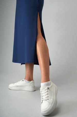 Однотонное женское платье-футболка Happyfox