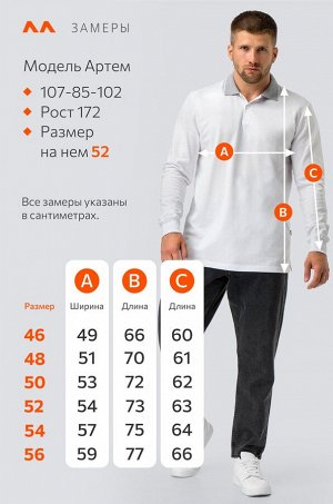 Мужской базовый лонгслив-поло Happyfox