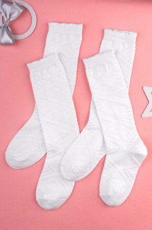 Ажурные гольфы для девочки 2 пары Happyfox