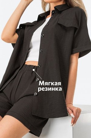 Женский льняной костюм-двойка Happyfox