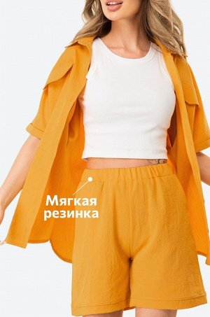 Женский льняной костюм-двойка Happyfox