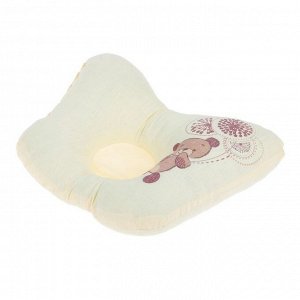 Подушка анатомическая «Шоколадный мишка», 20х25 см, цвет МИКС