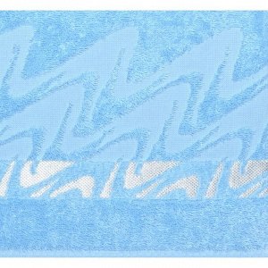Полотенце махровое «Brilliance» 50х90 см, цвет голубой, 400 гр/м2
