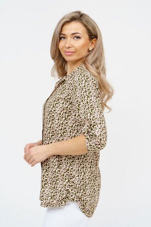 Рубашка Варианты расцветки: хаки
Ткань: кулирка, Состав: 100% хлопок
Женская стильная туника - рубашка выполнена из 100% хлопчатобумажного полотна. Новый дизайн и отличное качество делает изделие модн