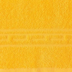 Полотенце Ocean 70х130 см, желтый, хлопок 100%, 360 г/м2