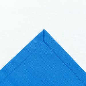 Салфетка "Этель"Конёк 40*40 -2шт, саржа, цв. Синий, 100% хл, 200 гр/м2