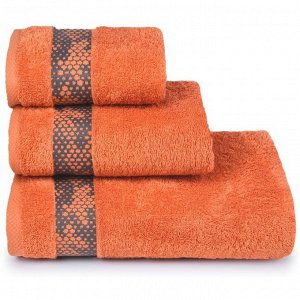 Полотенце махровое «Element» 70х130 см, цвет оранжевый, 390 гр/м2