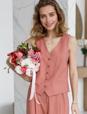 Жилет из плотного лиоцелла