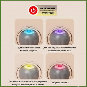 Интерактивный мяч дразнилка для кошек
