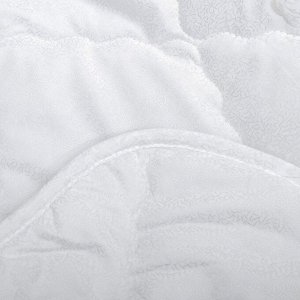 Одеяло стандартное 172х205 см, иск. лебяжий пух, ткань глосс-сатин, п/э 100%
