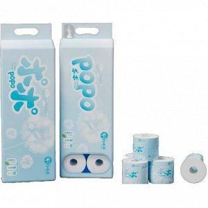 Haruko Бумага туалетная POPO Blue, 10 рул. 1*10