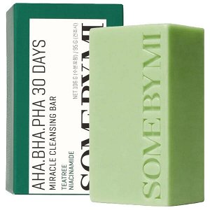 Мыло для очищения проблемной кожи с кислотами Some By Mi AHA-BHA-PHA 30 Days Miracle Cleansing Bar, 106г