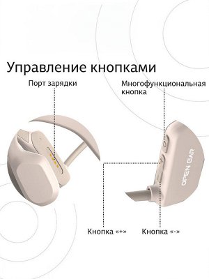 Беспроводные наушники с костной проводимостью, Open Ear Bone X1, IPX4
