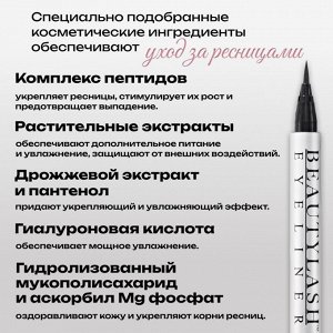Подводка для глаз с пептидами и гиалуроновой кислотой Spa Treatment Beauty Lash Eyeliner