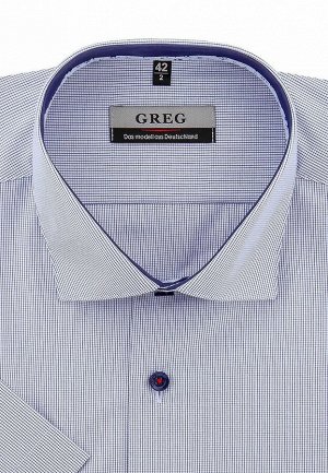 Сорочка мужская короткий рукав GREG 214/109/1125/ZV/1p