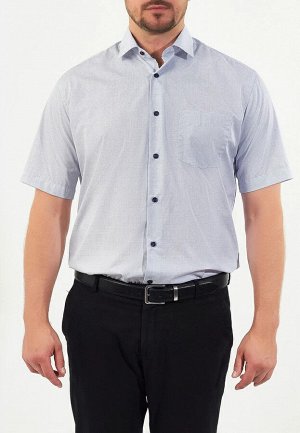 Сорочка мужская короткий рукав GREG 211/108/Z/1p STRETCH_x_GB