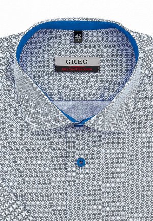 Сорочка мужская короткий рукав GREG 123/101/4702/Z/1*_GB