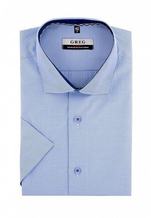 Сорочка мужская короткий рукав GREG 224/109/5025/Z/1p