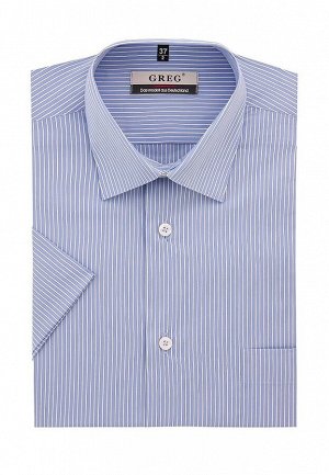 Сорочка мужская короткий рукав GREG 211/307/105/Z/2b STRETCH