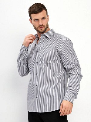 Сорочка мужская длинный рукав GREG 131/237/0243/ZN/1p STRETCH_V