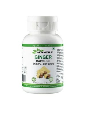 Имбирь (Ginger) чурна (капсулы) Алантра, 60 шт по 500 мг