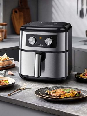 Аэрофртюрница, аэрогриль электрическая Hoco AirFryer, 1700 Вт, 8 литров