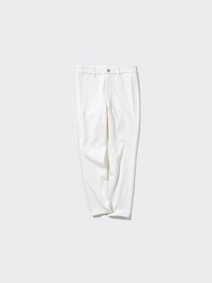 UNIQLO - ультрастретч укороченные леггинсы-брюки 00 WHITE