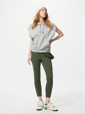 UNIQLO - ультрастретч укороченные леггинсы-брюки 57 OLIVE