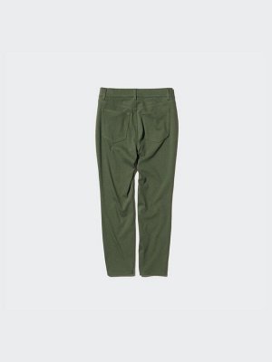 UNIQLO - ультрастретч укороченные леггинсы-брюки 57 OLIVE